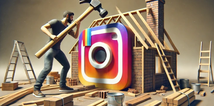 το κτίριο της εφαρμογής instagram